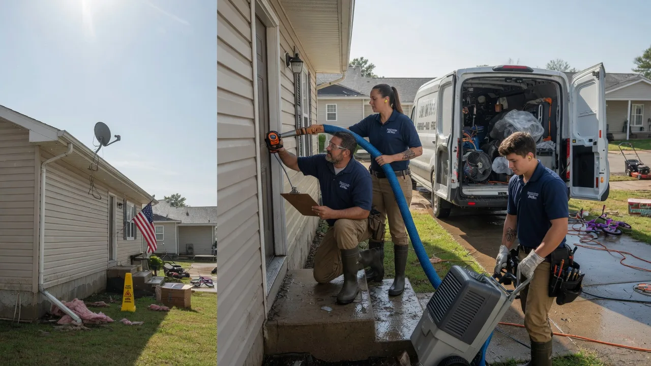 Ceiling Water Damage Restoration in Bellmont, IL near me